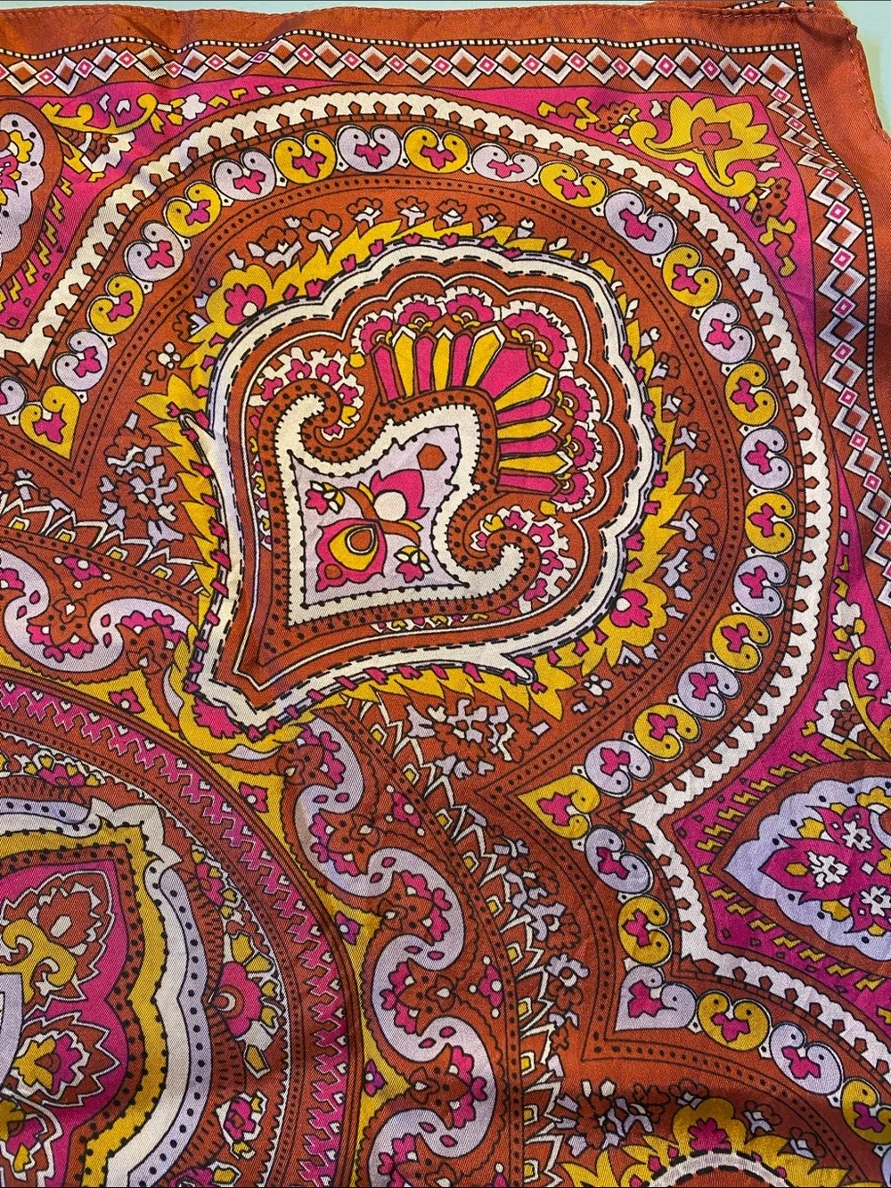ECHO Silk Paisley Scarf